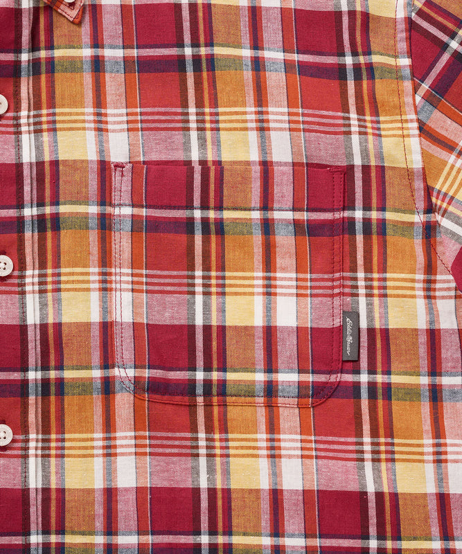 マドラス プレイド 半袖シャツ/SS MADRAS PLAID  SHIRT