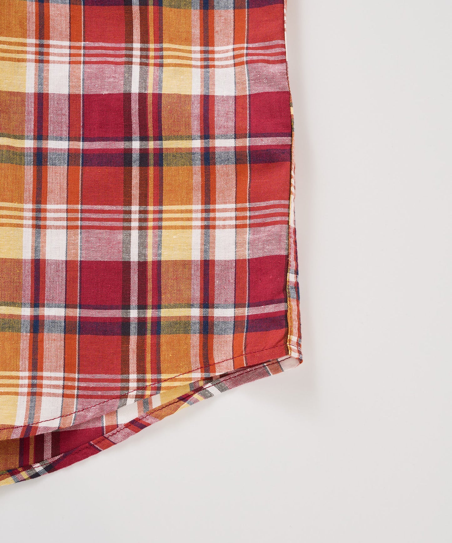 マドラス プレイド 半袖シャツ/SS MADRAS PLAID  SHIRT