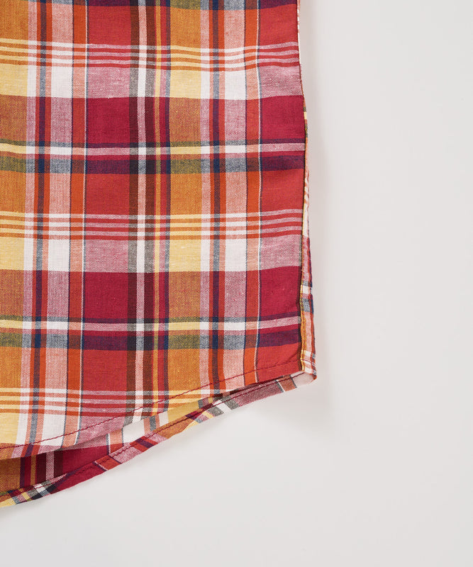 マドラス プレイド 半袖シャツ/SS MADRAS PLAID  SHIRT