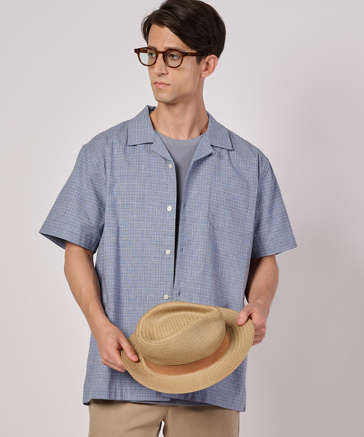 ノベルティ キャンプ 半袖シャツ/NOVELTY CAMP SS SHIRT