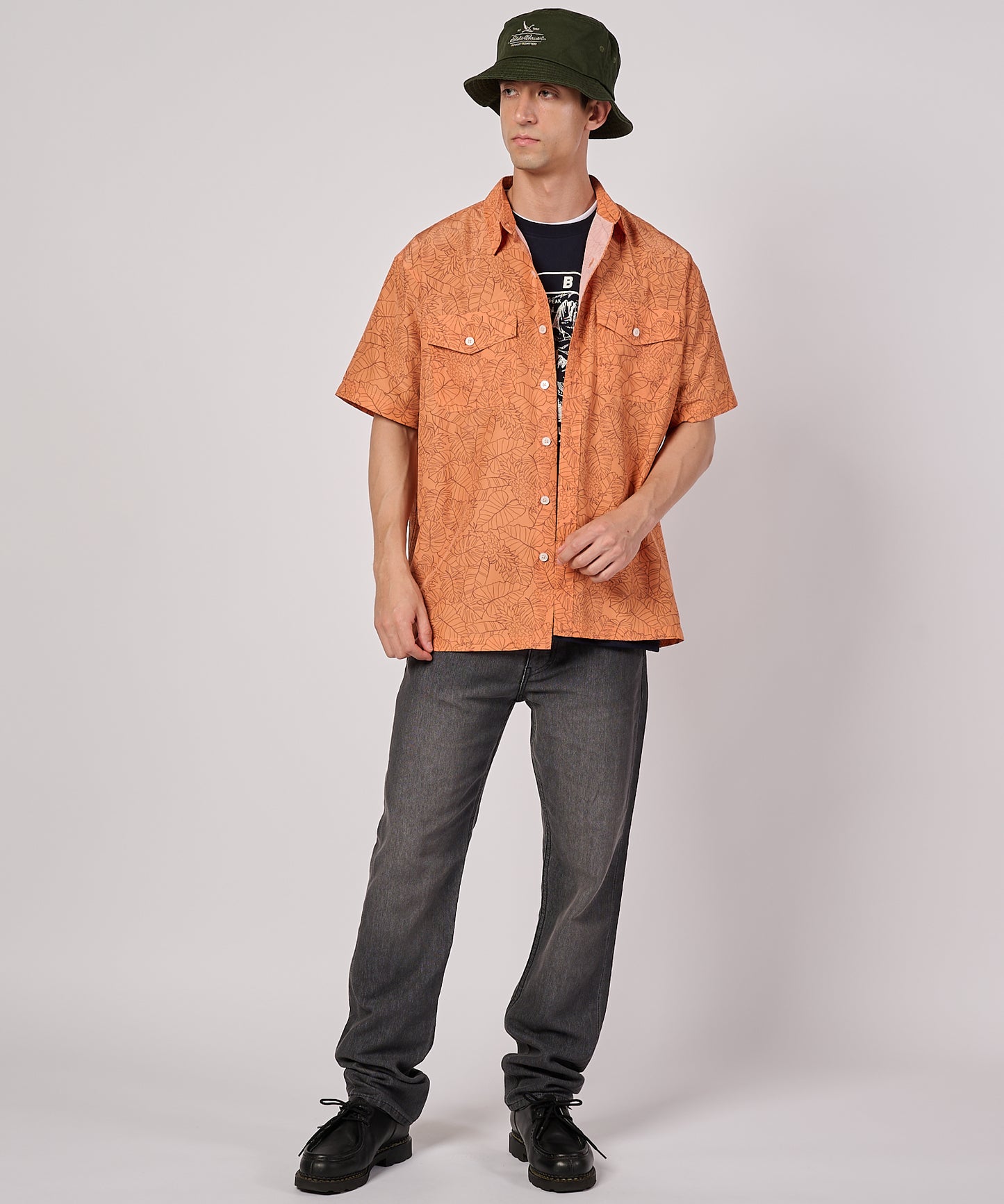 マウンテン 半袖シャツ/MOUNTAIN SHIRT
