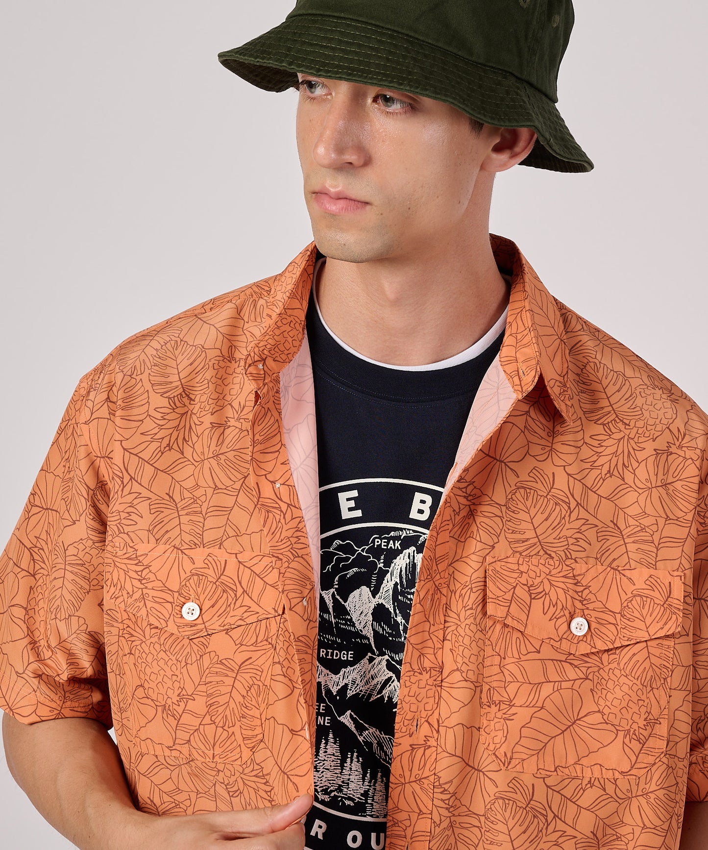 マウンテン 半袖シャツ/MOUNTAIN SHIRT