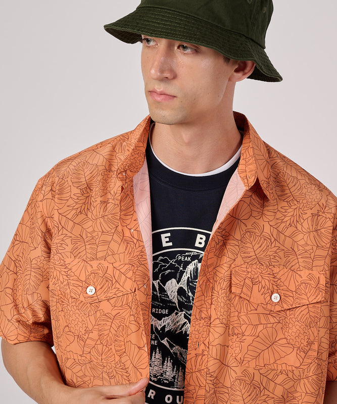 マウンテン 半袖シャツ/MOUNTAIN SHIRT