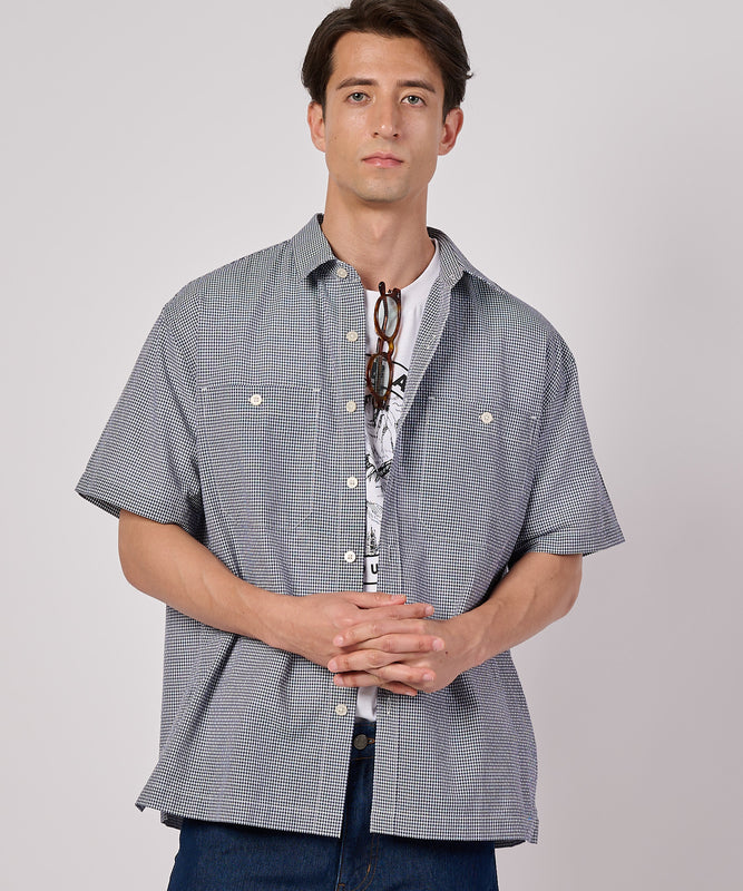 クリンクル 半袖シャツ/CRINKLE SS SHIRT