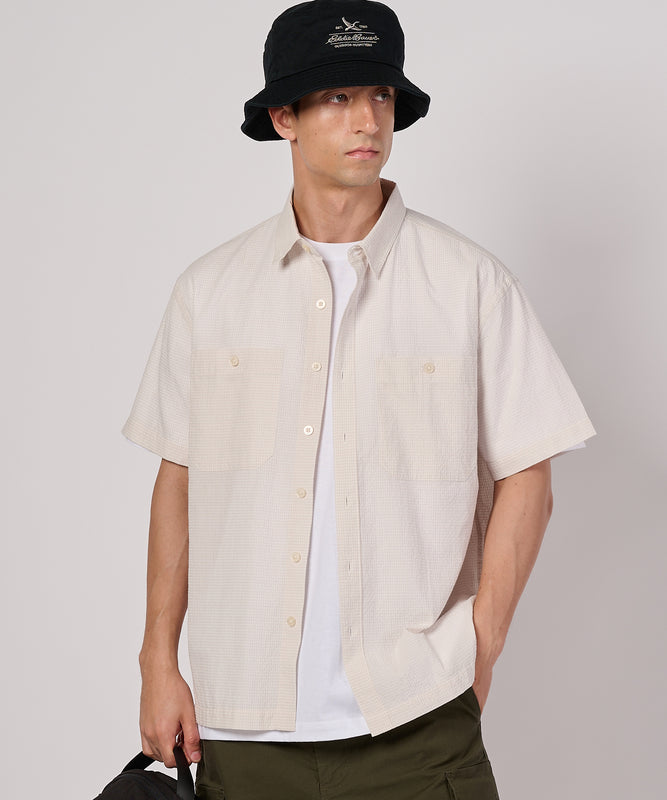 クリンクル 半袖シャツ/CRINKLE SS SHIRT