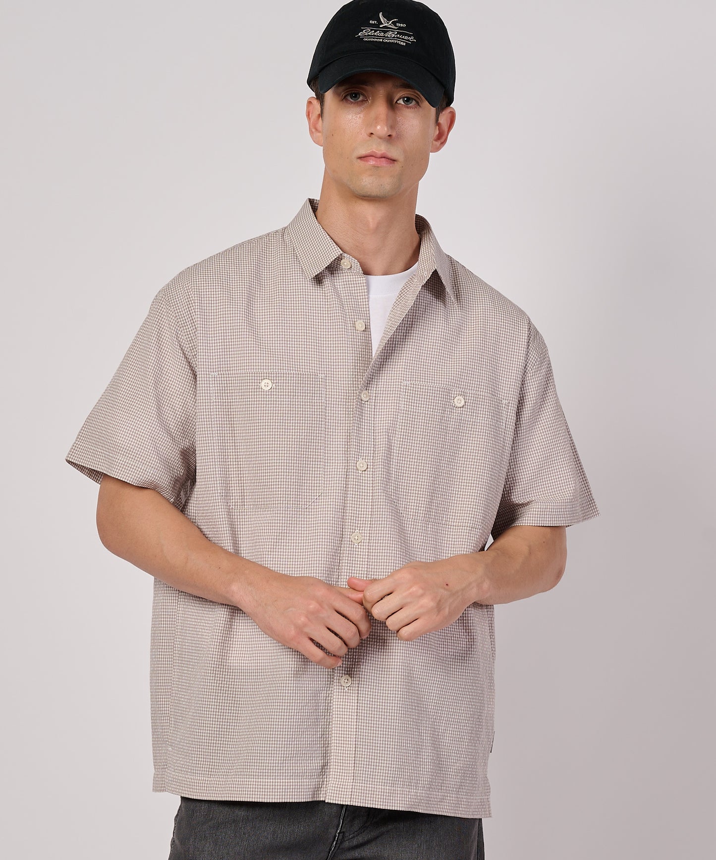 クリンクル 半袖シャツ/CRINKLE SS SHIRT