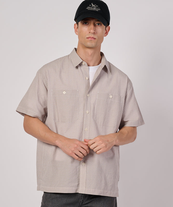 クリンクル 半袖シャツ/CRINKLE SS SHIRT