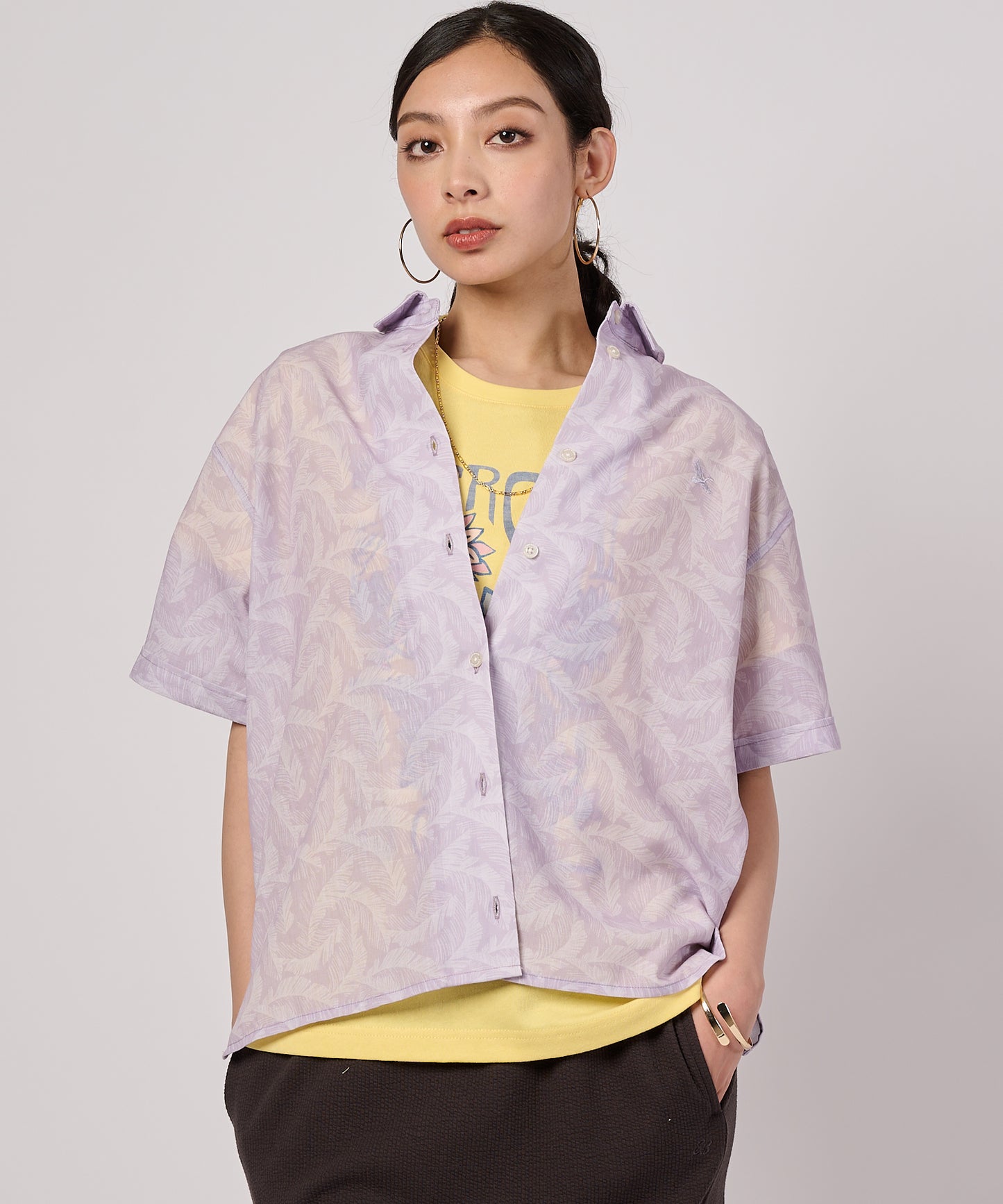 バハ 半袖シャツブラウス/BAJA SS SHIRT BLOUSE