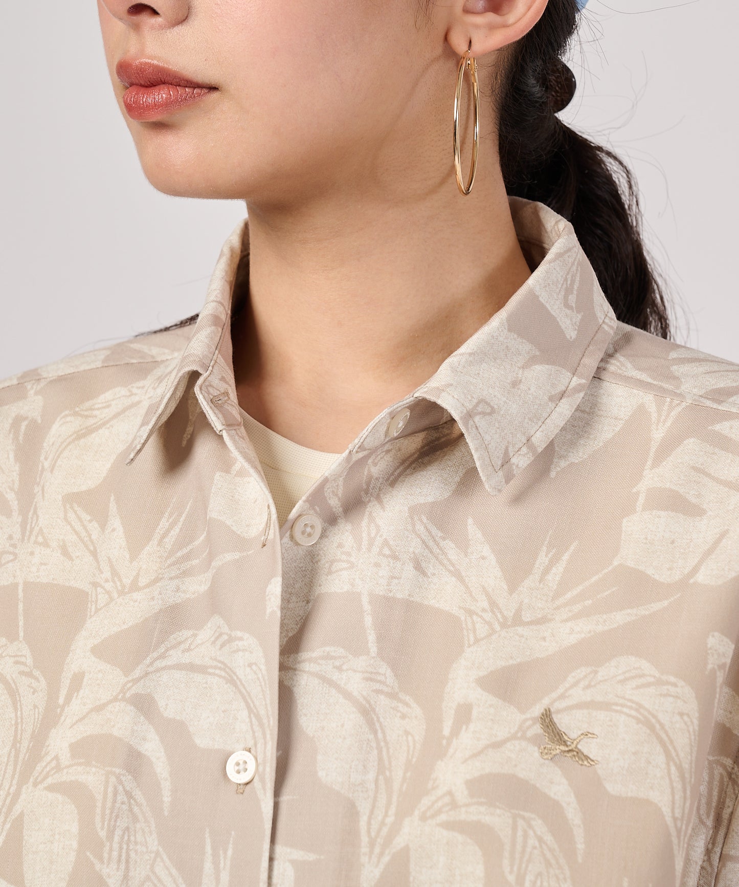 バハ 半袖シャツブラウス/BAJA SS SHIRT BLOUSE