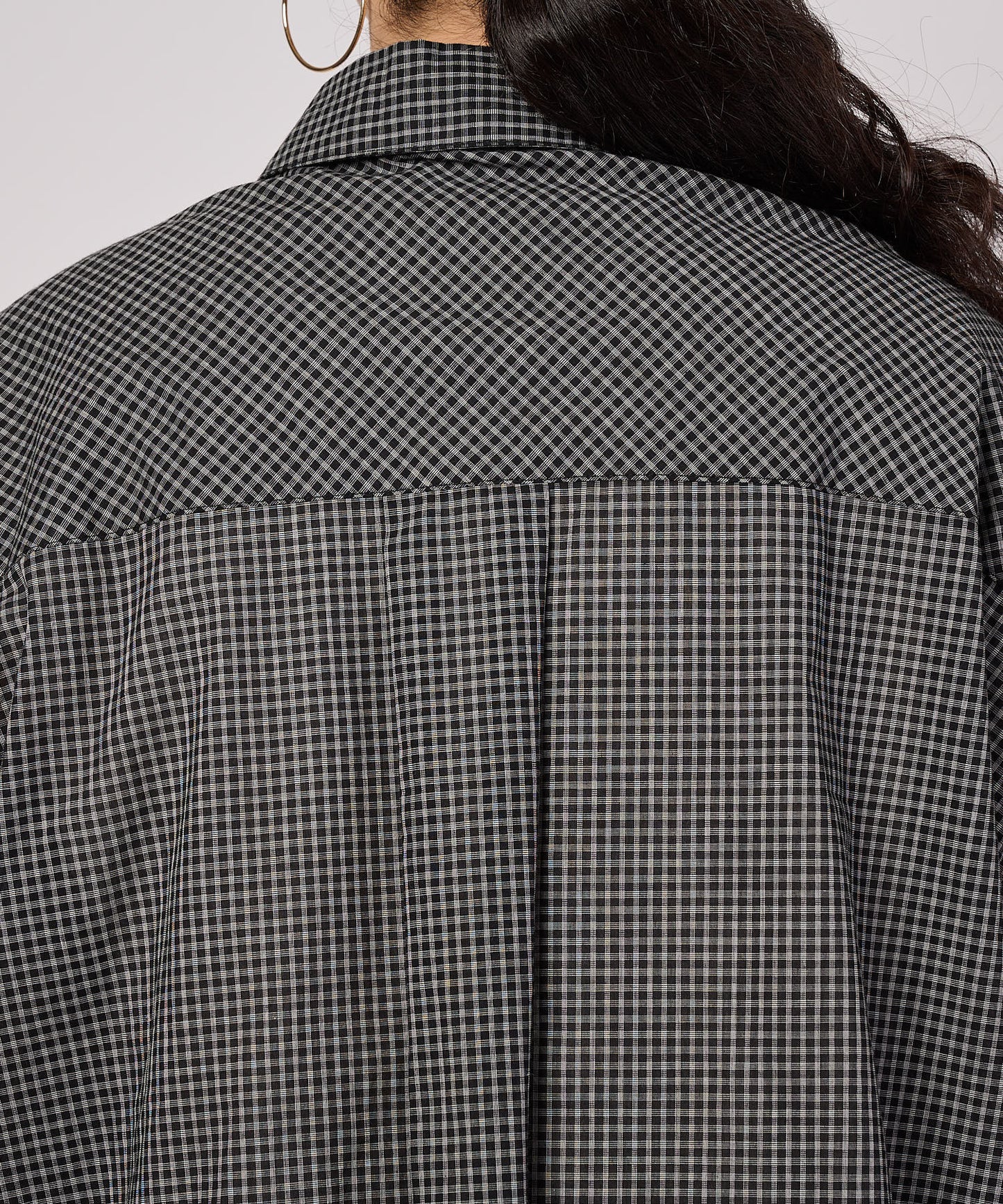 コットンチェック フレンチシャツ/COTTON CHECK FRENCH SHIRT
