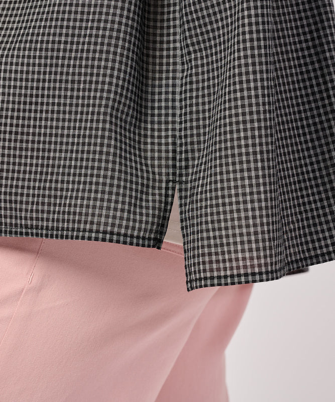 コットンチェック フレンチシャツ/COTTON CHECK FRENCH SHIRT