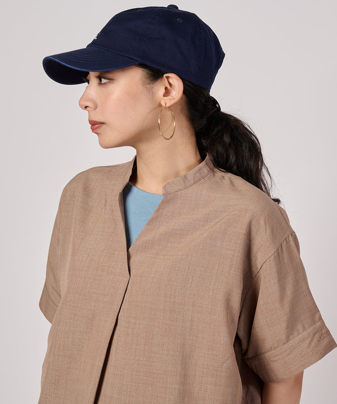 オープンネック スキッパーブラウス/OPEN NECK SKIPPER BLOUSE