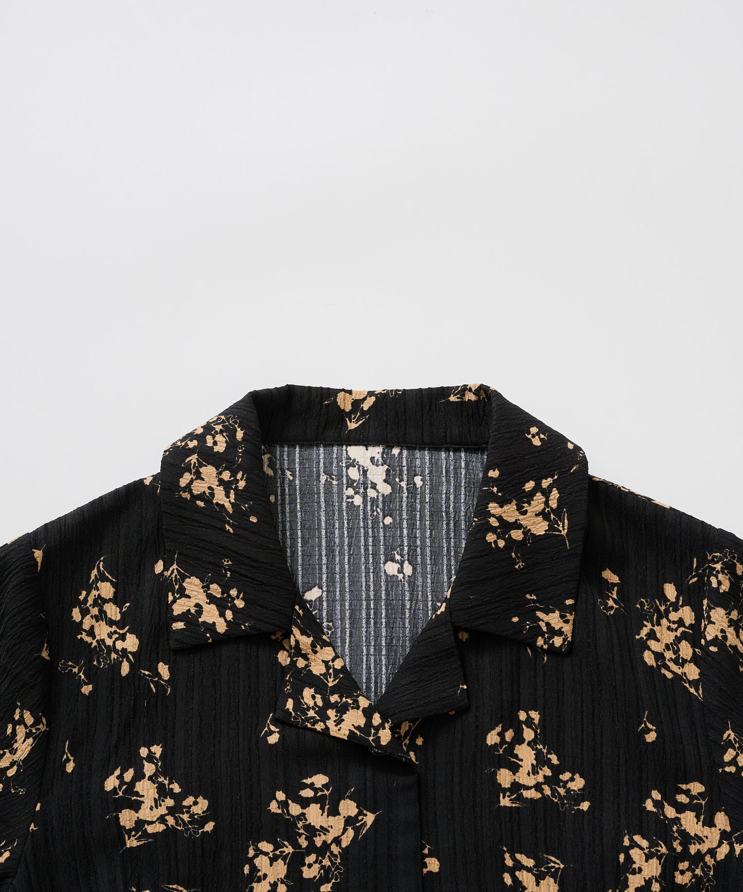 【予約】リラックスフローラル シャツワンピース/RELAX FLORAL SHIRT DRESS