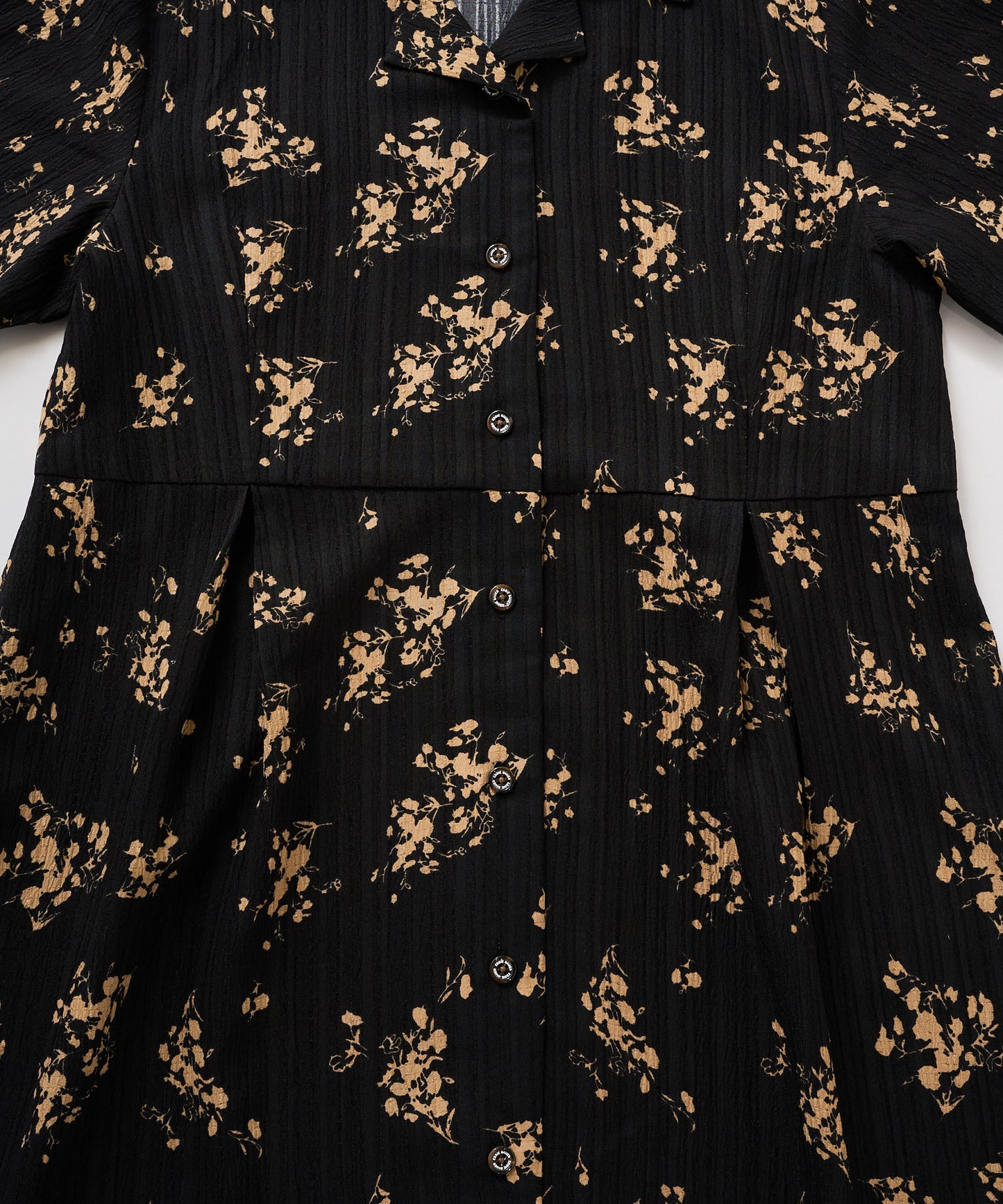 【予約】リラックスフローラル シャツワンピース/RELAX FLORAL SHIRT DRESS