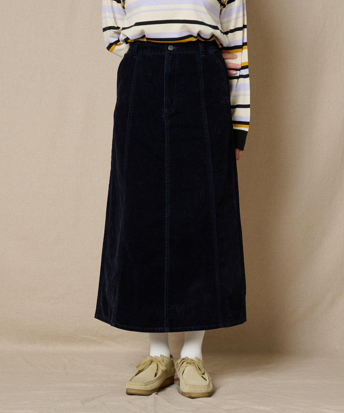 【通常配送】ブラッシュドデニムスカート/BRUSHED DENIM SKIRT
