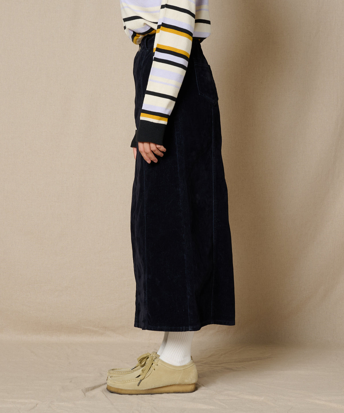 【通常配送】ブラッシュドデニムスカート/BRUSHED DENIM SKIRT