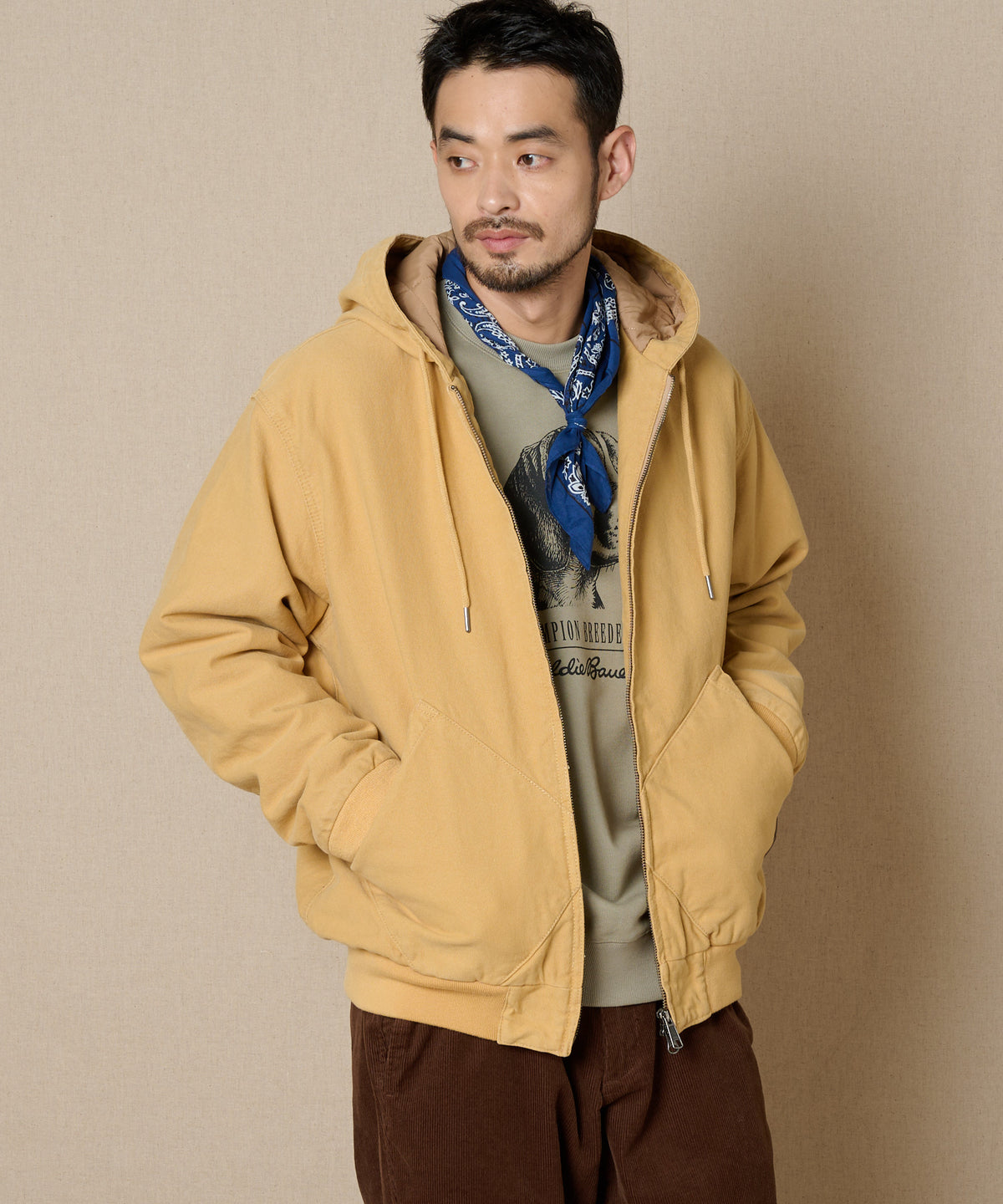 キルテッドフィールドパーカー/QUILTED FIELD PARKA