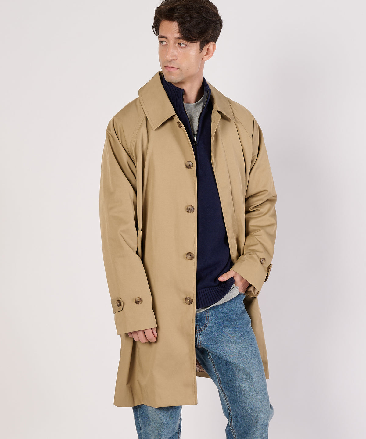 【通常配送】ステンカラーコート/SOUTIEN COLLAR COAT