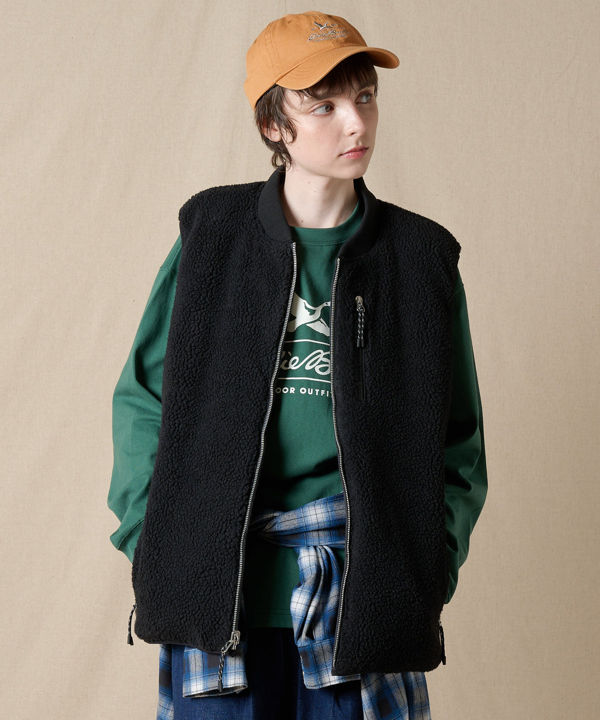 EB×TAION リバーシブルダウンボアベスト/EB×TAION REVERSIBLE DOWN BOA VEST
