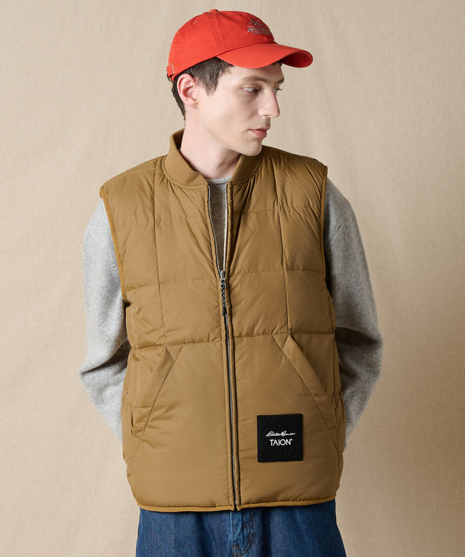 EB×TAION リバーシブルダウンボアベスト/EB×TAION REVERSIBLE DOWN BOA VEST