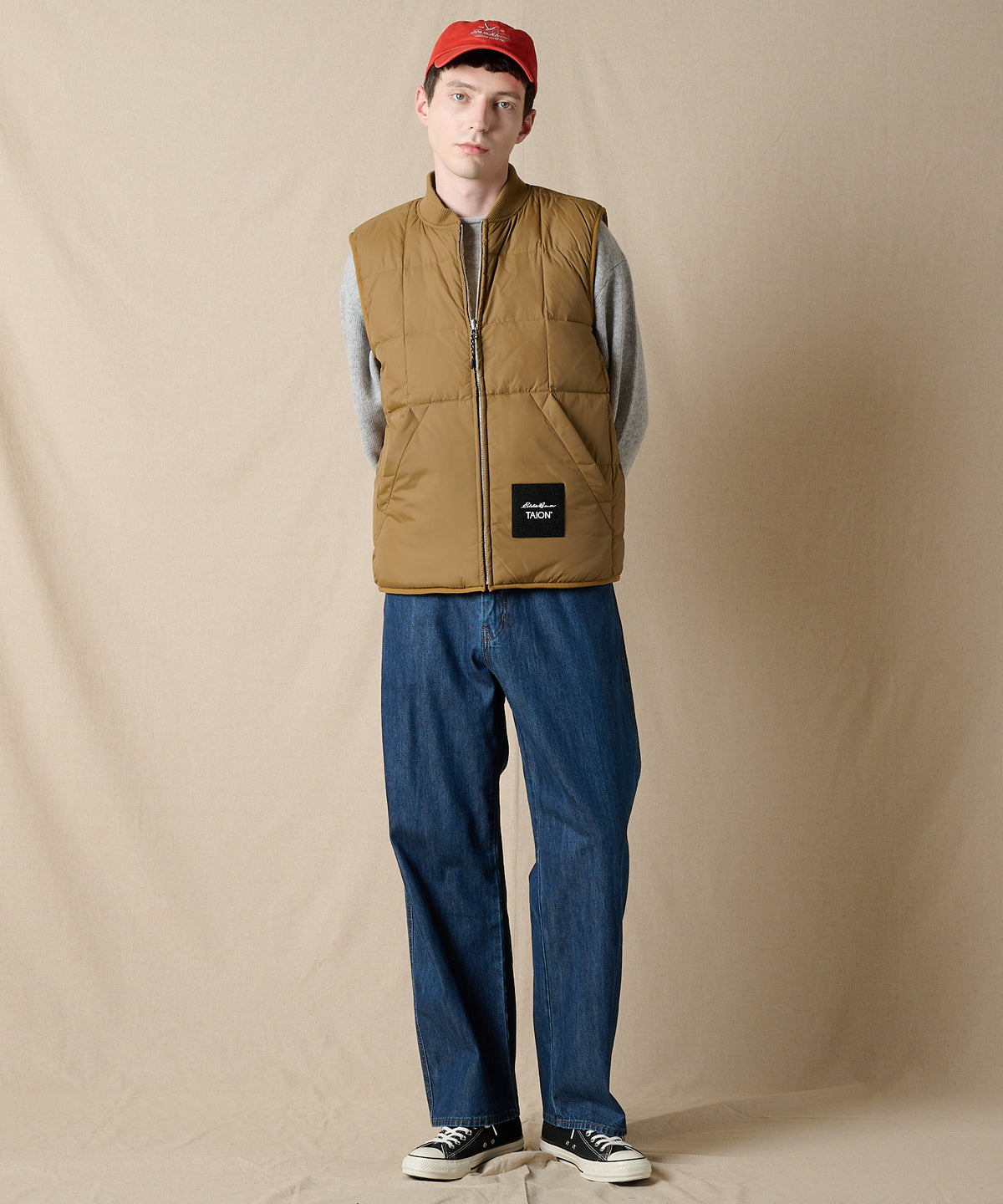 EB×TAION リバーシブルダウンボアベスト/EB×TAION REVERSIBLE DOWN BOA VEST