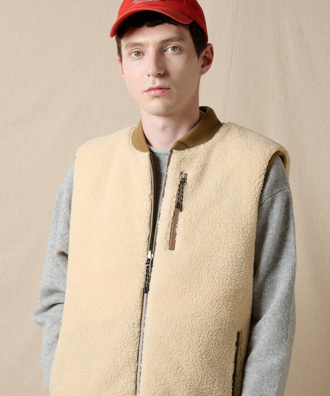 EB×TAION リバーシブルダウンボアベスト/EB×TAION REVERSIBLE DOWN BOA VEST