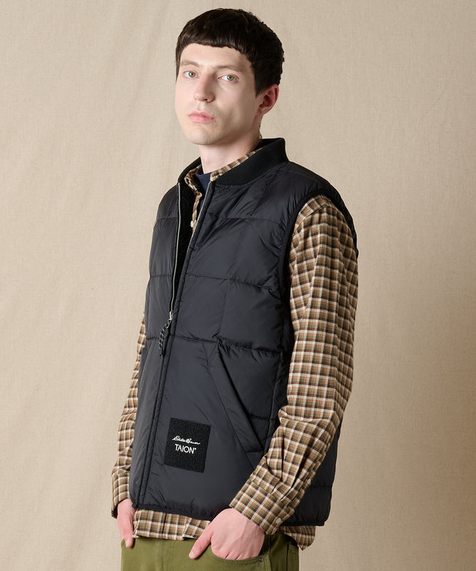 EB×TAION リバーシブルダウンボアベスト/EB×TAION REVERSIBLE DOWN BOA VEST