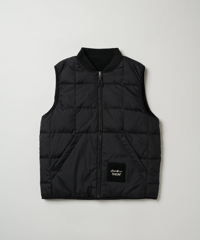 EB×TAION リバーシブルダウンボアベスト/EB×TAION REVERSIBLE DOWN BOA VEST