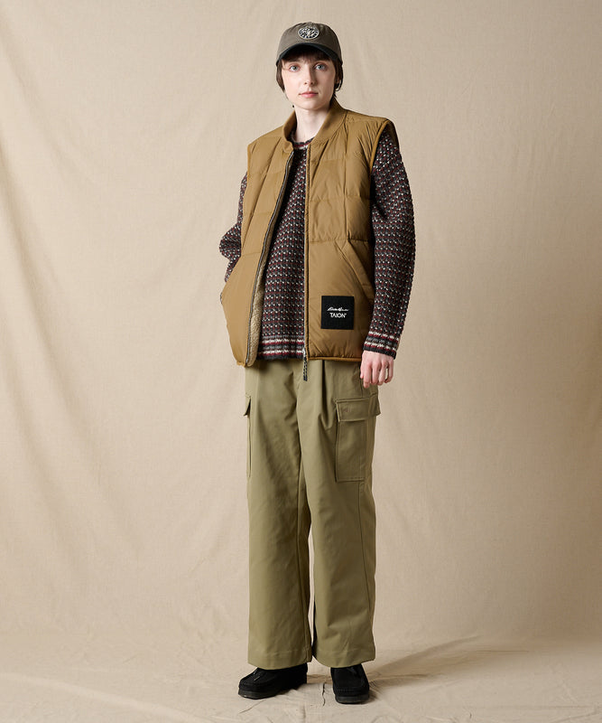 EB×TAION リバーシブルダウンボアベスト/EB×TAION REVERSIBLE DOWN BOA VEST
