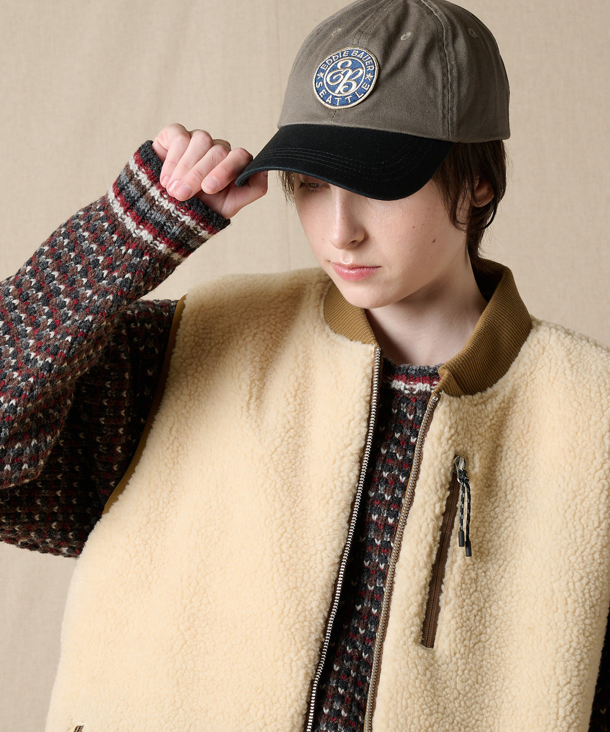 EB×TAION リバーシブルダウンボアベスト/EB×TAION REVERSIBLE DOWN BOA VEST