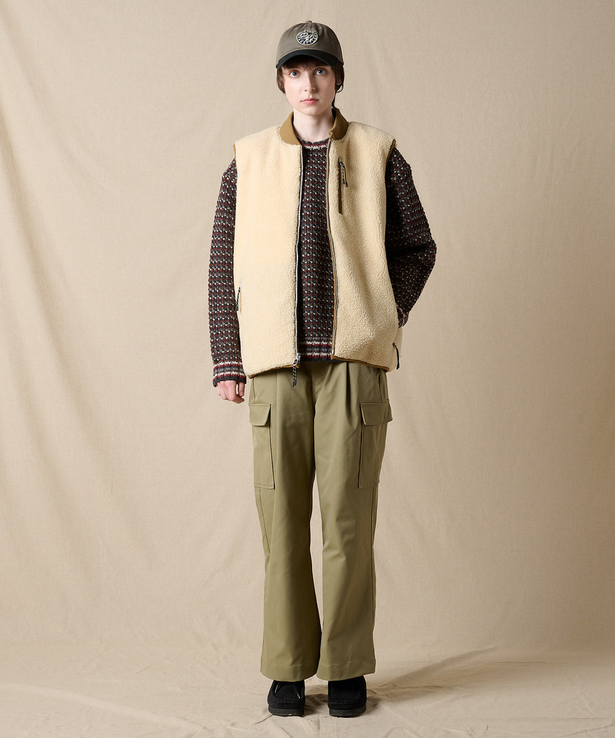 EB×TAION リバーシブルダウンボアベスト/EB×TAION REVERSIBLE DOWN BOA VEST