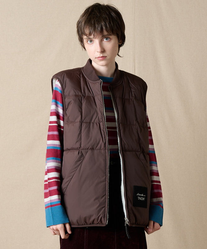 EB×TAION リバーシブルダウンボアベスト/EB×TAION REVERSIBLE DOWN BOA VEST
