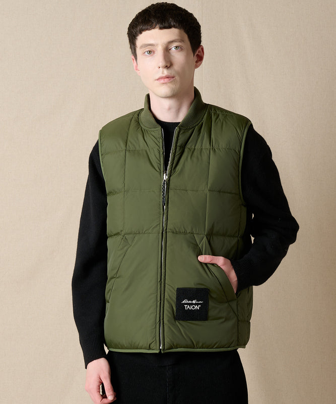 EB×TAION リバーシブルダウンボアベスト/EB×TAION REVERSIBLE DOWN BOA VEST