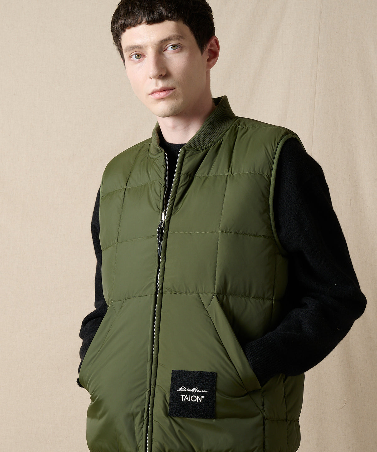 EB×TAION リバーシブルダウンボアベスト/EB×TAION REVERSIBLE DOWN BOA VEST