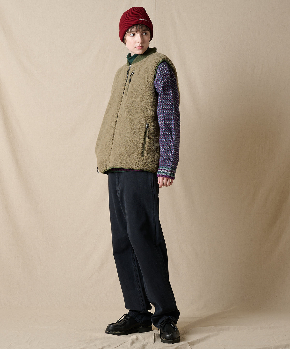 EB×TAION リバーシブルダウンボアベスト/EB×TAION REVERSIBLE DOWN BOA VEST