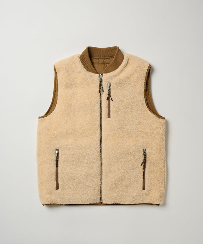 EB×TAION リバーシブルダウンボアベスト/EB×TAION REVERSIBLE DOWN BOA VEST
