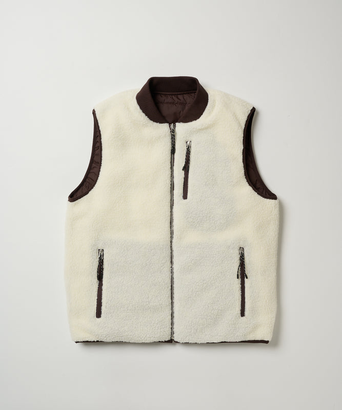 EB×TAION リバーシブルダウンボアベスト/EB×TAION REVERSIBLE DOWN BOA VEST