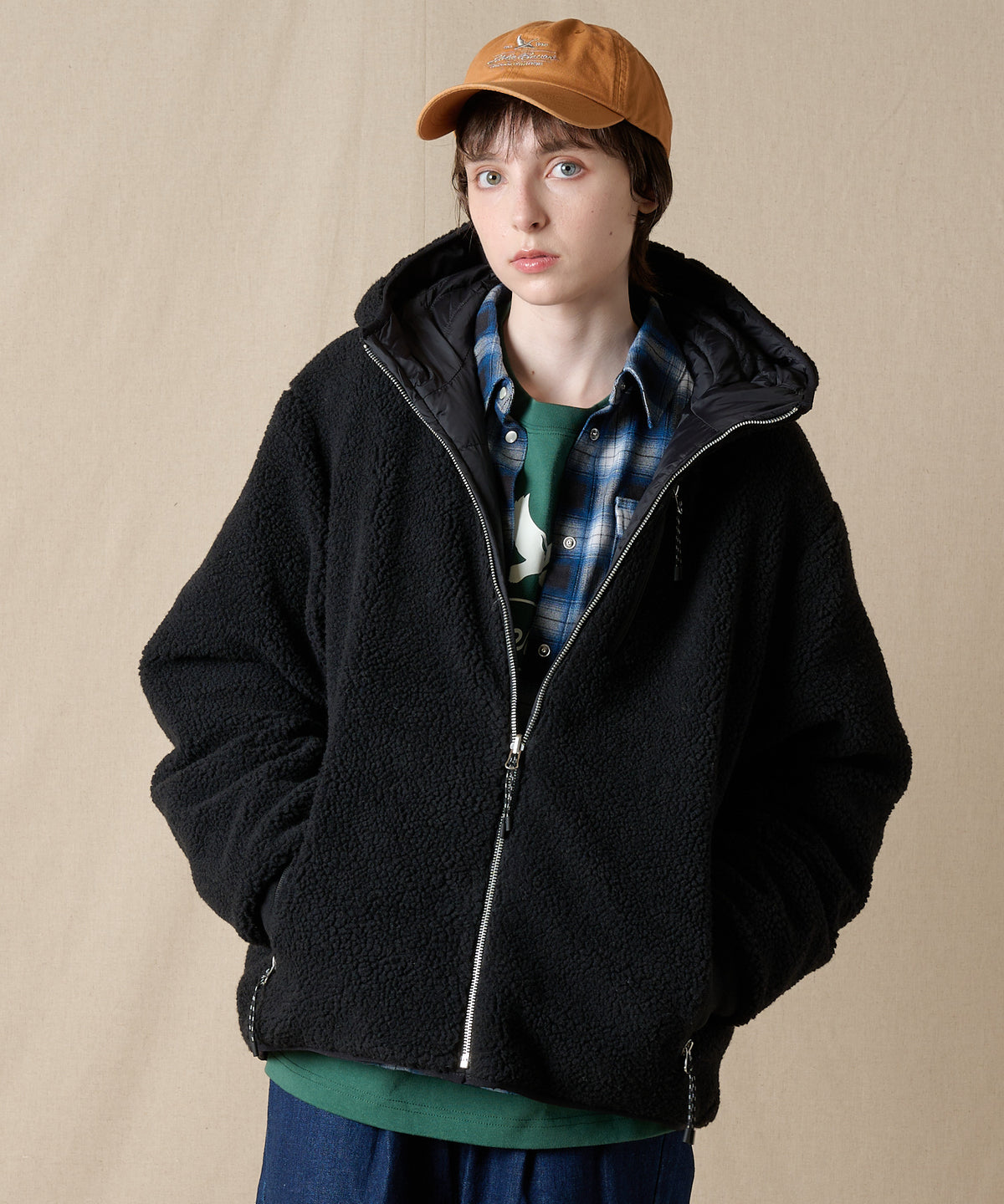 EB×TAION リバーシブルダウンボアパーカー/EB×TAION REVERSIBLE DOWN BOA PARKA