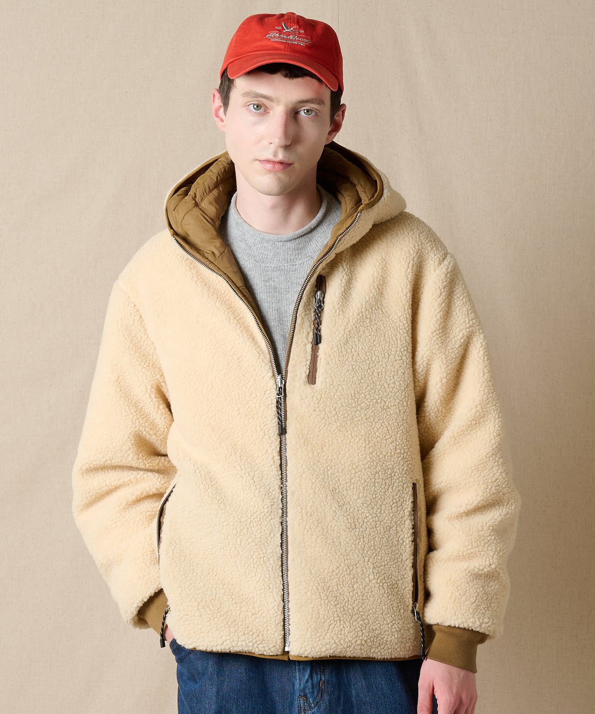 EB×TAION リバーシブルダウンボアパーカー/EB×TAION REVERSIBLE DOWN BOA PARKA