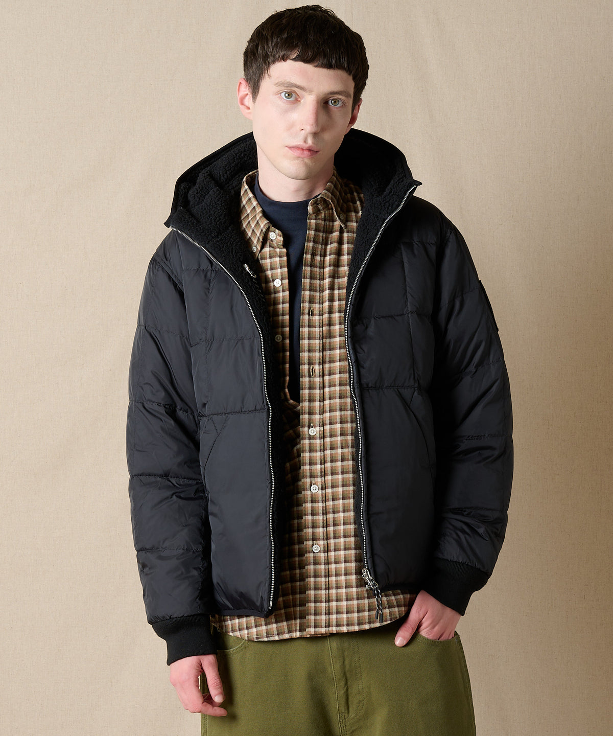 EB×TAION リバーシブルダウンボアパーカー/EB×TAION REVERSIBLE DOWN BOA PARKA