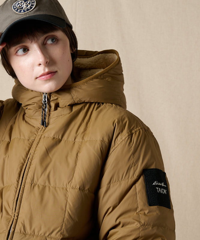 EB×TAION リバーシブルダウンボアパーカー/EB×TAION REVERSIBLE DOWN BOA PARKA