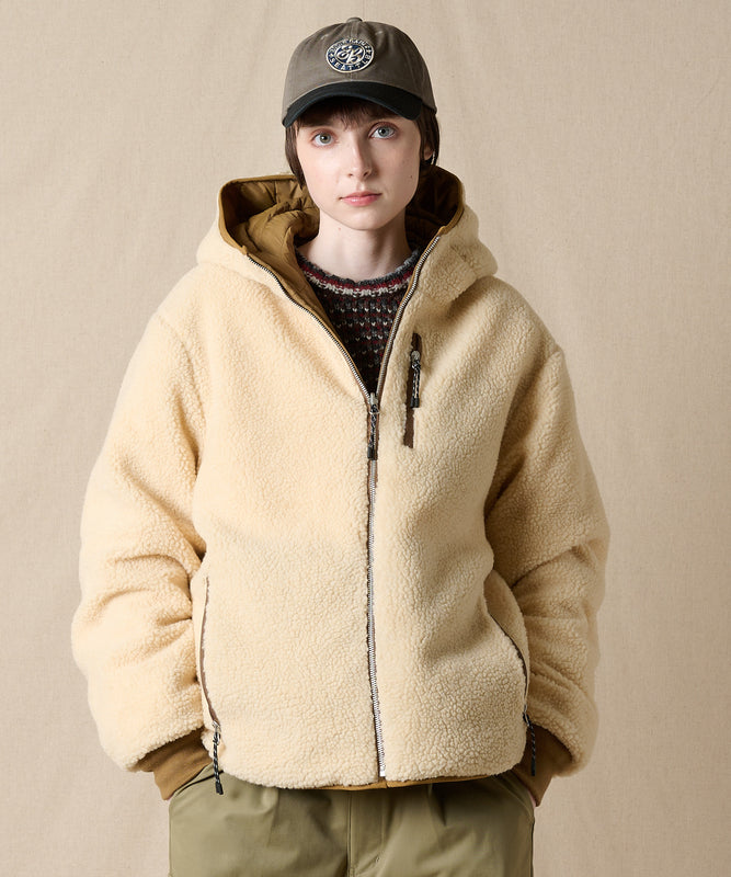 EB×TAION リバーシブルダウンボアパーカー/EB×TAION REVERSIBLE DOWN BOA PARKA