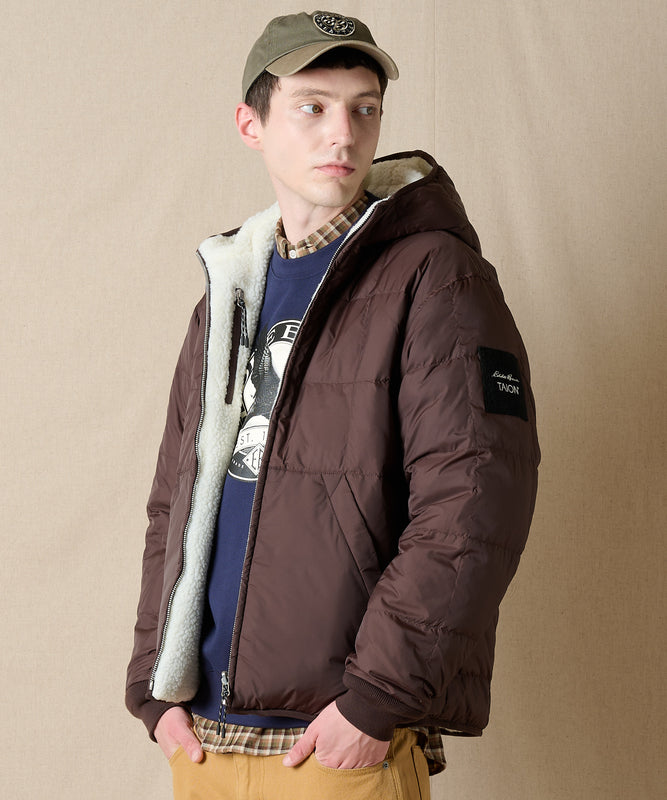 EB×TAION リバーシブルダウンボアパーカー/EB×TAION REVERSIBLE DOWN BOA PARKA