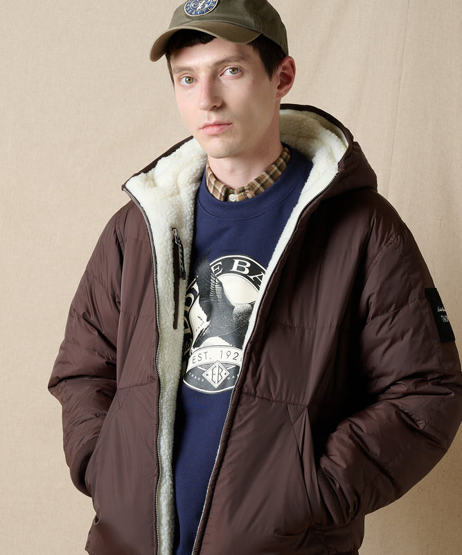 EB×TAION リバーシブルダウンボアパーカー/EB×TAION REVERSIBLE DOWN BOA PARKA