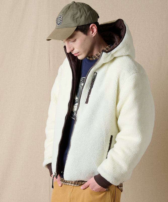 EB×TAION リバーシブルダウンボアパーカー/EB×TAION REVERSIBLE DOWN BOA PARKA