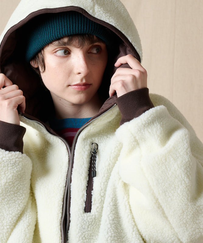 EB×TAION リバーシブルダウンボアパーカー/EB×TAION REVERSIBLE DOWN BOA PARKA
