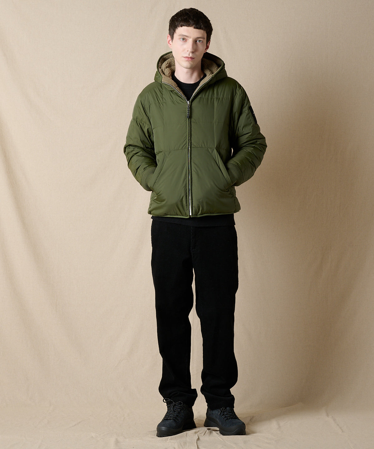 EB×TAION リバーシブルダウンボアパーカー/EB×TAION REVERSIBLE DOWN BOA PARKA