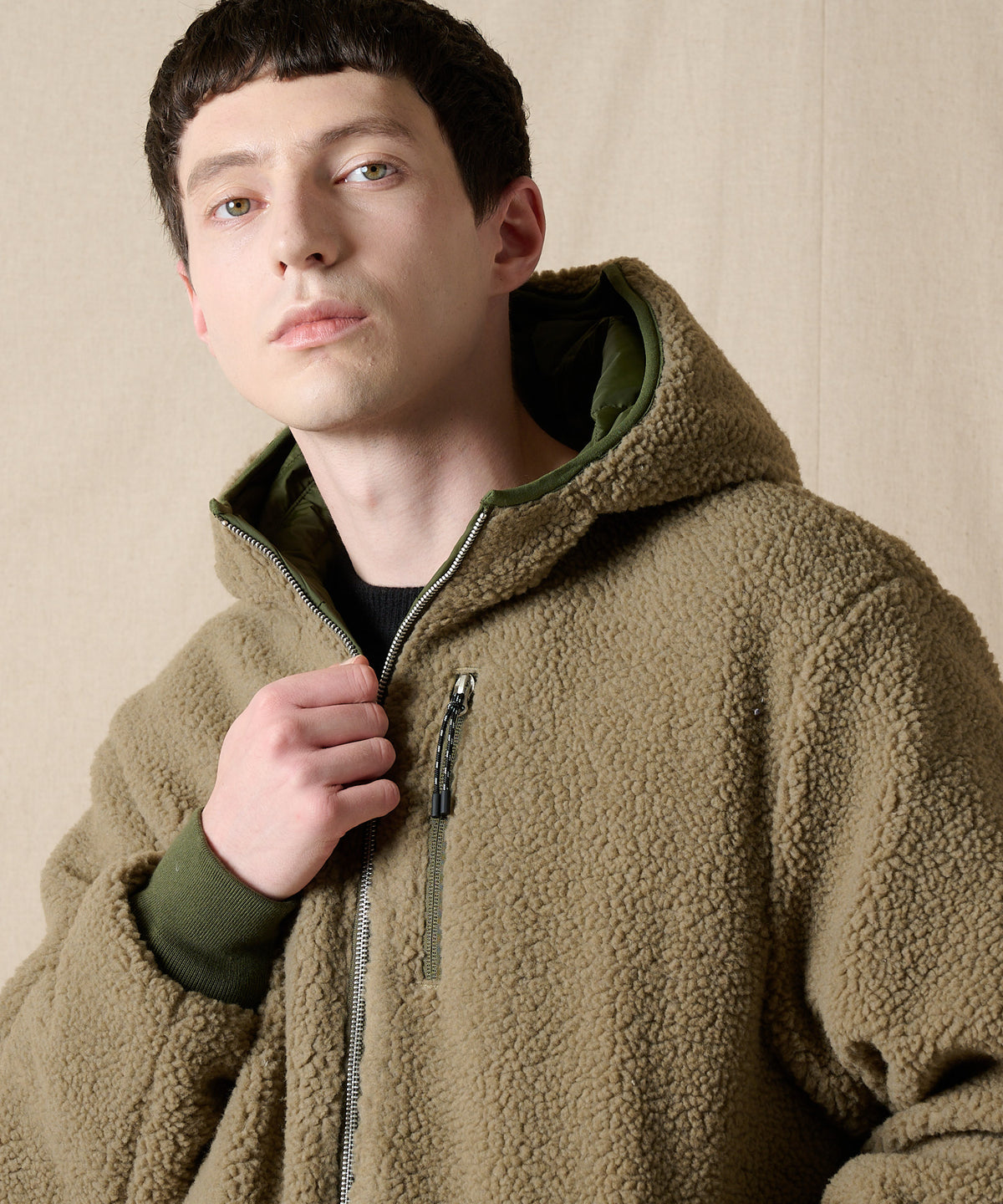 EB×TAION リバーシブルダウンボアパーカー/EB×TAION REVERSIBLE DOWN BOA PARKA