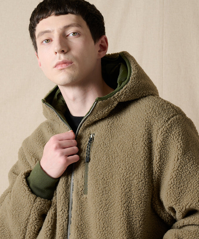 EB×TAION リバーシブルダウンボアパーカー/EB×TAION REVERSIBLE DOWN BOA PARKA