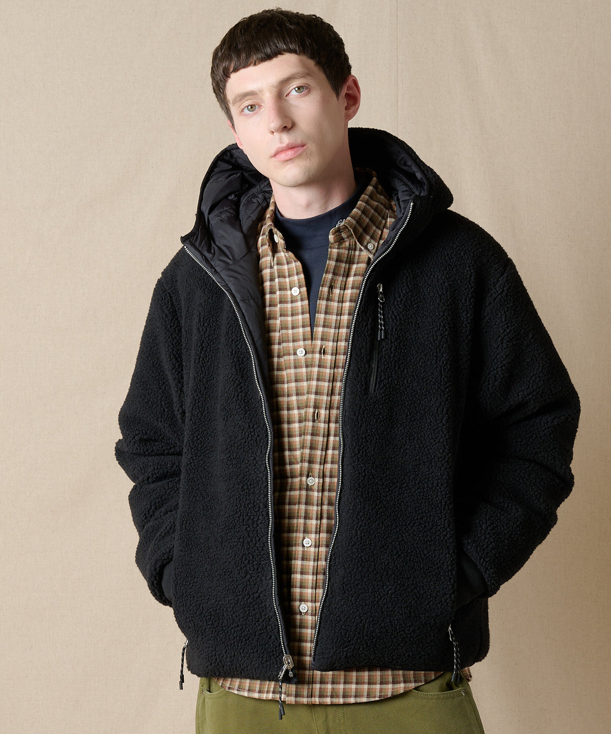 EB×TAION リバーシブルダウンボアパーカー/EB×TAION REVERSIBLE DOWN BOA PARKA